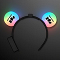 60 Day Custom Color Change LED Mouse Ears Headband